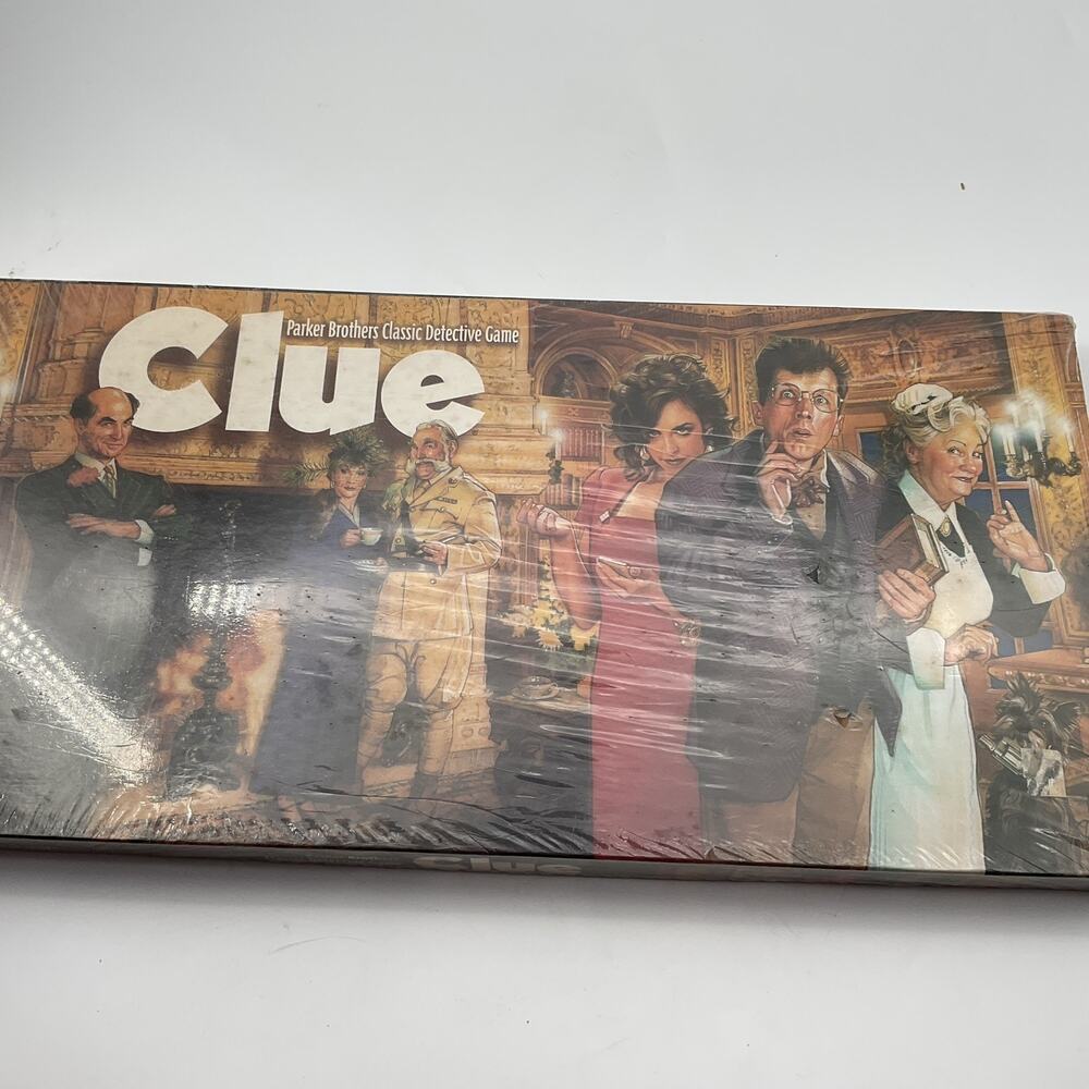 Vintage 1996 Parker Brothers Clue Classic Detective Board Game Complete